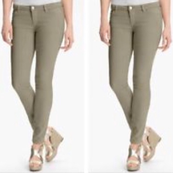 Michael Kors Denim - Michael Kors Olive Green Skinny Jeans